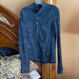 Lululemon black camo full zip
